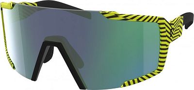 Превью  Велоочки SCOTT Shield Black/Yellow, Линзы: Green Chrome (275380-1040121)